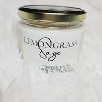 Image 1 of Lemongrass Sage Soy Candle