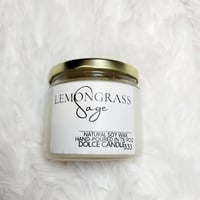 Image 2 of Lemongrass Sage Soy Candle