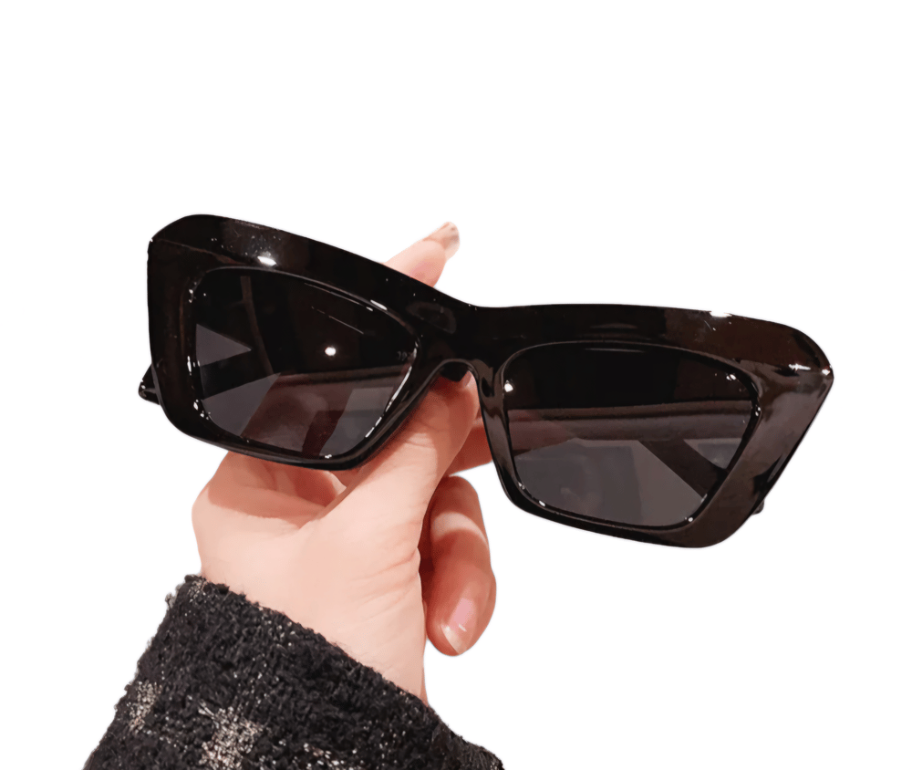 Image of Black Cat Eye Sunglasses 