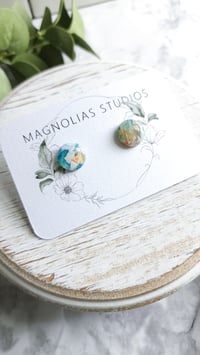 Image 2 of Watercolor Button Studs (S)