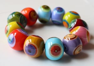 Colorblast Simple Hana - 12 beautifully quirky beads
