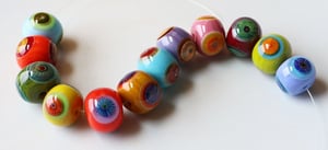 Colorblast Simple Hana - 12 beautifully quirky beads