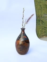 curved bottle vase