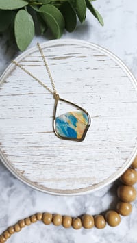 Image 2 of Watercolor Pendant (Gold)