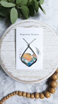 Image 3 of Watercolor Pendant (Silver)