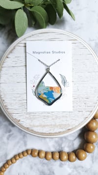 Image 1 of Watercolor Pendant (Silver)