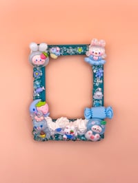 Image 2 of Blue Magnetic Decoden Photocard Frame