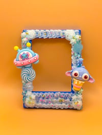 Image 1 of Stitch Magnetic Decoden Photocard Frame