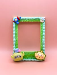 Image 1 of Toy Story Green Alien Magnetic Decoden Photocard Frame