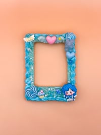 Image 1 of Sailor Mercury Magnetic Decoden Photocard Frame 