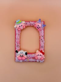 Image 2 of [PRE-ORDER] Kirby Sanrio Magnetic Decoden Photocard Holder