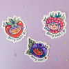 Waterproof Berry Cute stickers