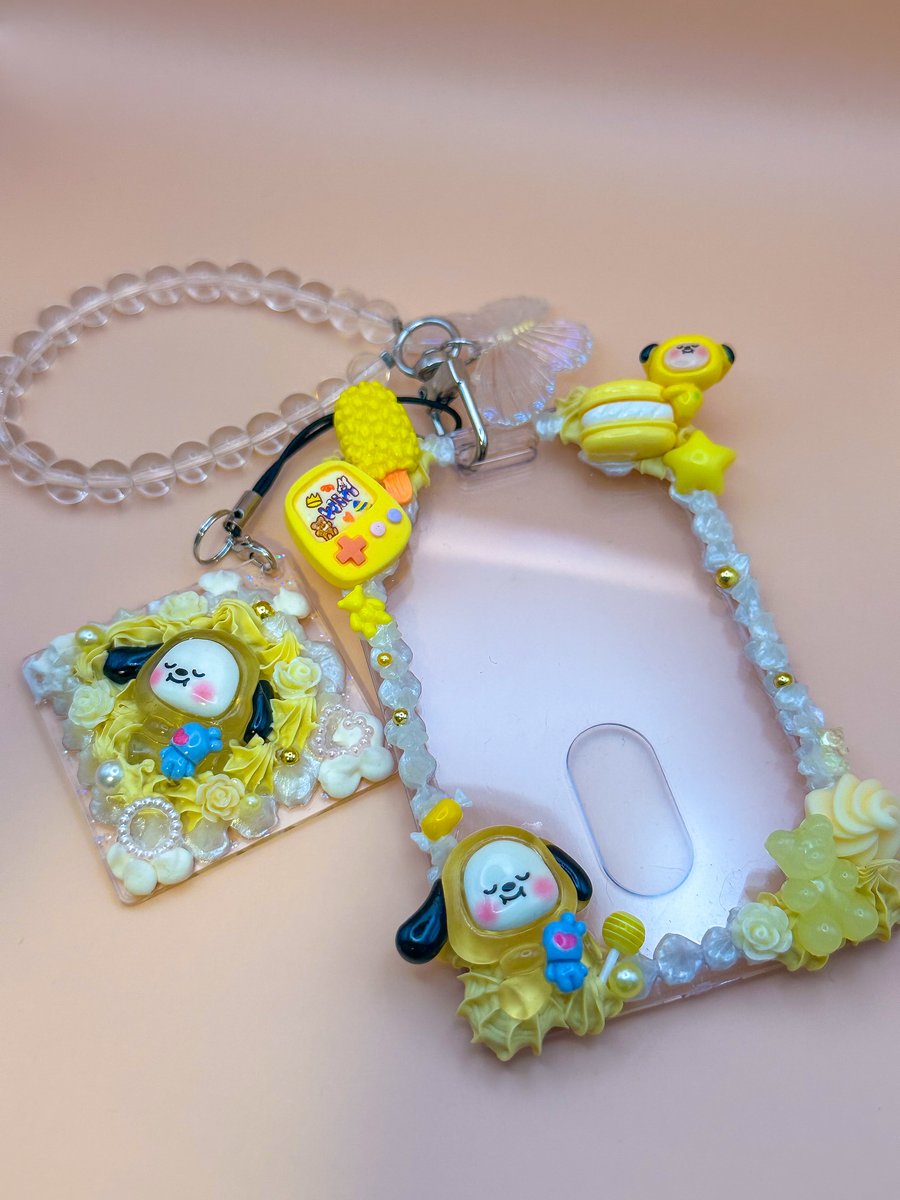 [PRE-ORDER] BTS/BT21 Chimmy/Jimin Decoden Photocard Holder Keychain ...