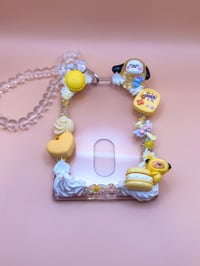 Image 2 of BTS/BT21 Chimmy/Jimin Decoden Photocard Holder Keychain