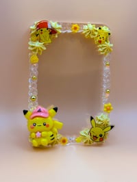 Image 1 of Pikachu Magnetic Decoden Photocard Frame