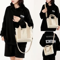 Small Crossbody Tote Bag with Zipper 