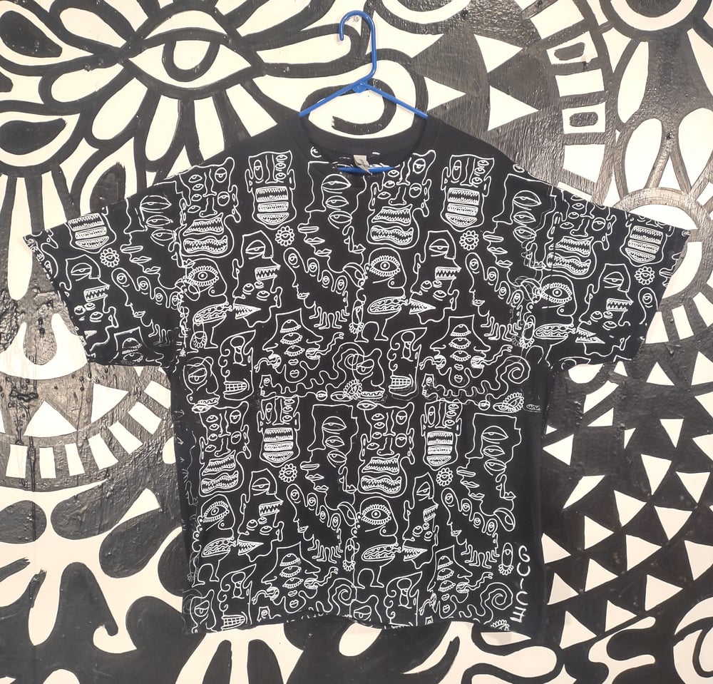 Image of Guice Monsters Tee Black And White