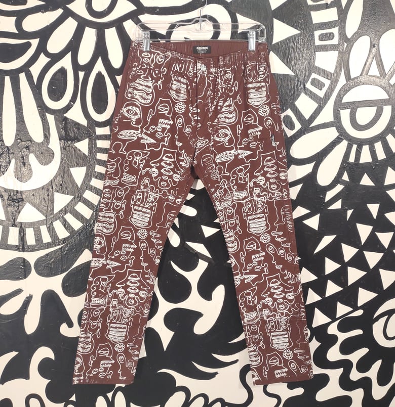 Image of Size XS Brown Denizen Joggers Guice Monsters