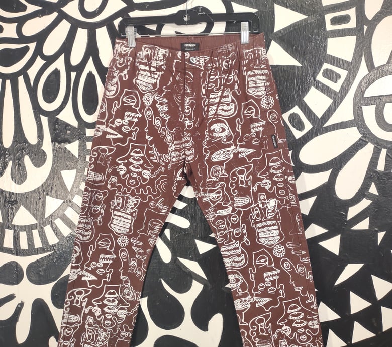 Image of Size XS Denizen Brown Joggers Guice Monsters