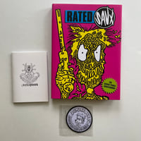 Image 1 of *LIMITED EDITION/Signed Zine & Patch* Rated SavX: The Savage Pencil Skratchbook
