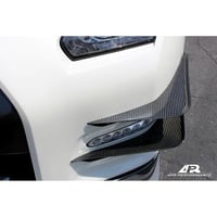 Image 2 of Nissan GTR R35 Front Bumper Canards 2012-2016