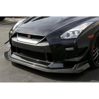 Image 3 of Nissan GTR R35 Front Bumper Canards 2017-2023