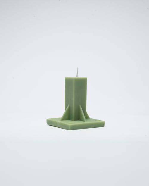 Image of GREEN GEO CANDLE