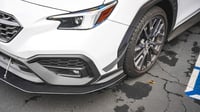 Image 1 of Subaru WRX Carbon Fiber Front Bumper Canards 2022-2023