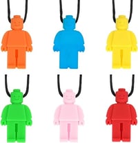 Image 3 of Chew Necklaces - Robot/Rainbow/Shark Tooth
