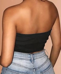 Image 4 of JH Brand Womens Polyester Lightweight Summer Tube Top