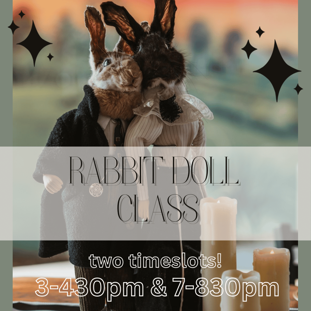 Image of Rabbit Doll Oddity Taxidermy Class