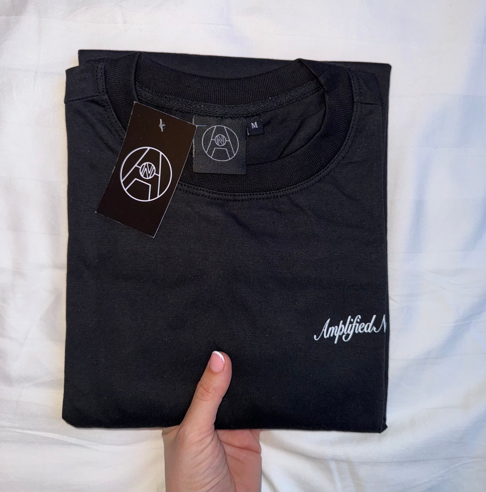 Amplified Oversized Tee – Black Edition 2