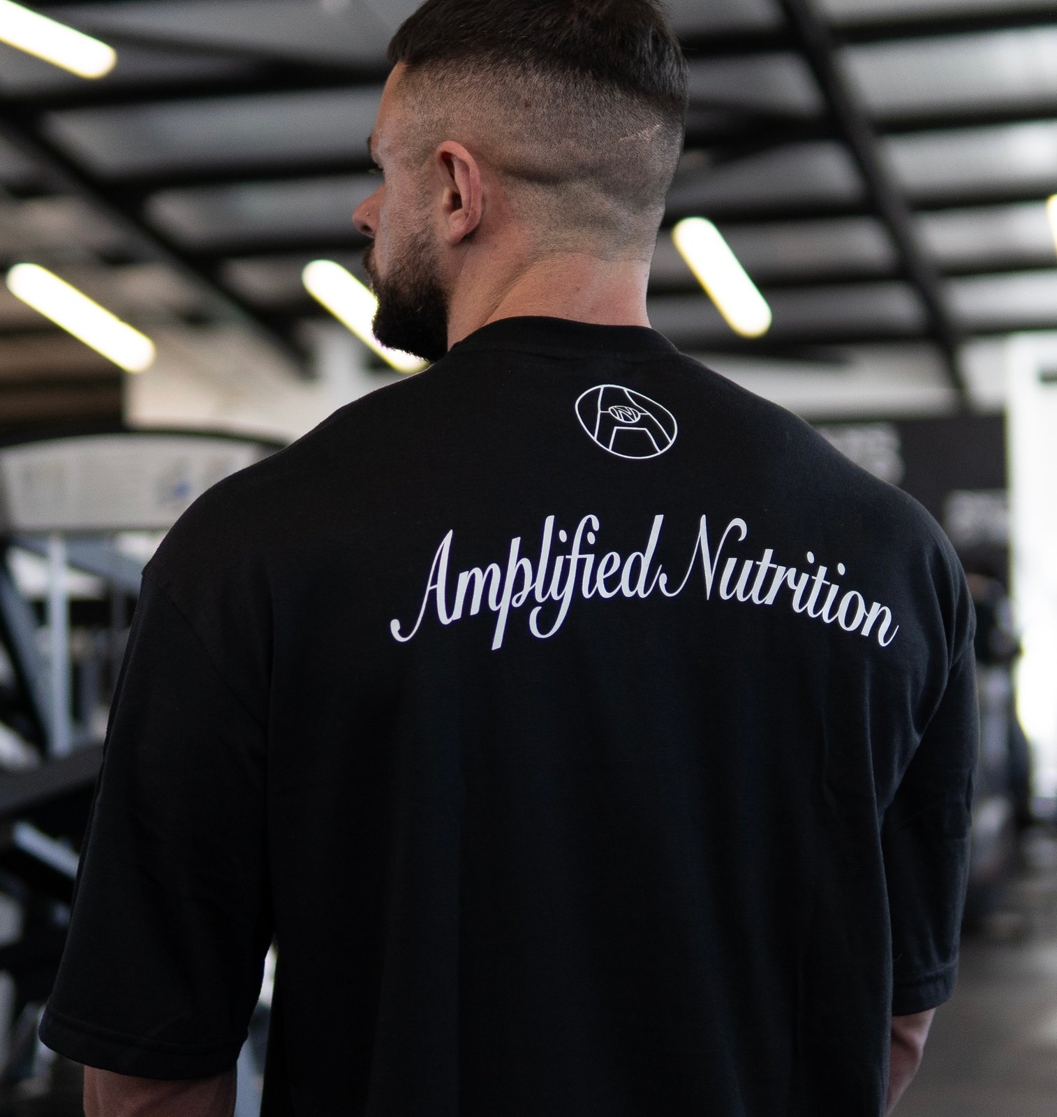 Amplified Oversized Tee – Black Edition 1