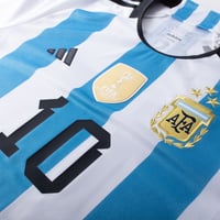 Image 5 of Messi 10 (3 Star Official Player Size Printing) - 2023 Argentina Home