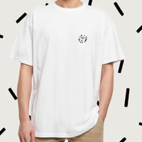 Image 1 of "Totally ok" Oversized Shirt (black/white)