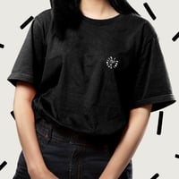 Image 2 of "Totally ok" Oversized Shirt (black/white)