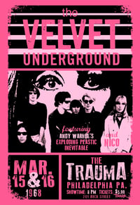 Velvet Underground 1967 Concert Poster 13"x19"