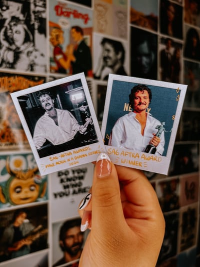 Image of Award Winning Pedro Polaroid Stickers