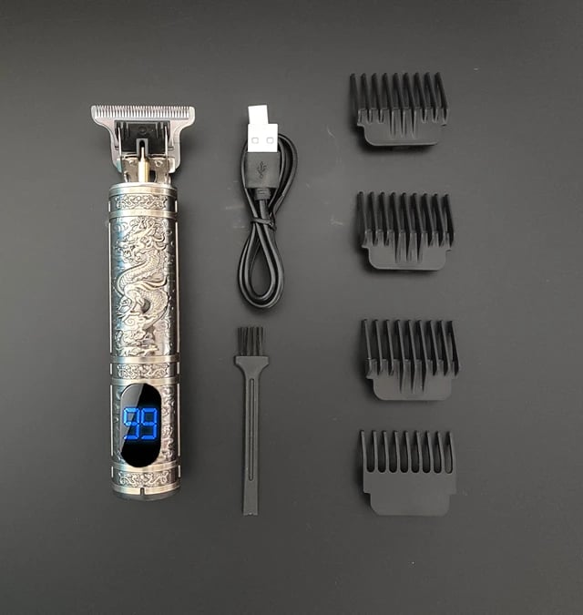 2024 Professional Electric Shaver Men Beard Mower Trimmer Barber Shaving Machine T-9 Hair Clipper