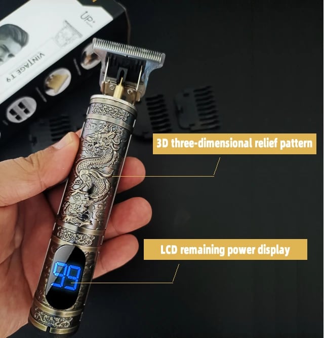 2024 Professional Electric Shaver Men Beard Mower Trimmer Barber Shaving Machine T-9 Hair Clipper