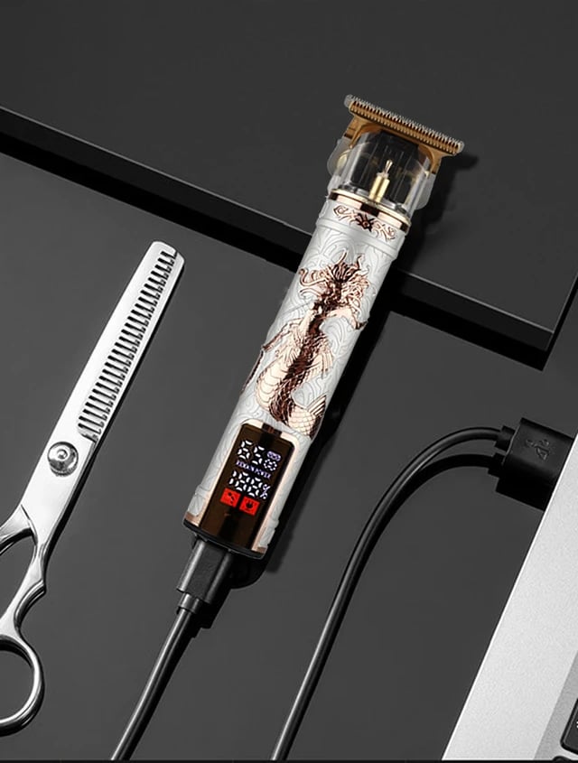 2024 Professional Electric Shaver Men Beard Mower Trimmer Barber Shaving Machine T-9 Hair Clipper