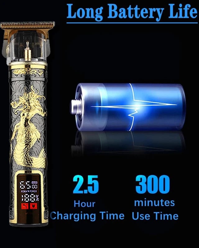 2024 Professional Electric Shaver Men Beard Mower Trimmer Barber Shaving Machine T-9 Hair Clipper