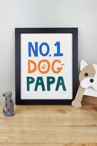 Image 1 of No. 1 Dog Papa Original Linocut