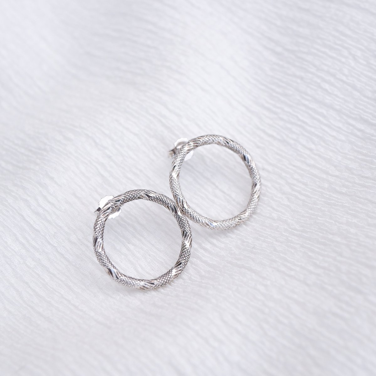 Image of Boucles d'Oreilles ZELIE Or/Argent