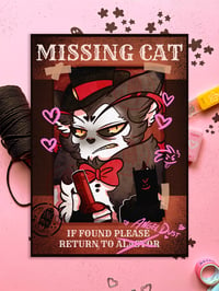 Missing Cat - Husk Poster | Hazbin Hotel