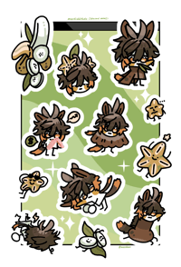 Image 2 of ZHONGLI HORSE | Genshin Impact ✦ Sticker Sheet