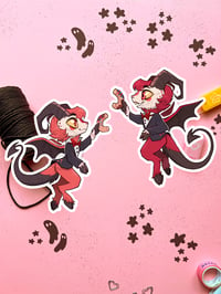 Razzle and Dazzle - Vinyl Stickers | Hazbin Hotel