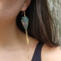 Image 5 of Signature Arrowhead Gemstone Earrings | Arrowhead Boho Dangle Earrings