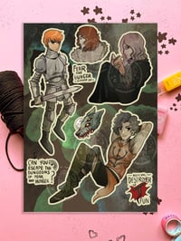 Image 1 of Fear and Hunger - Vinyl Sticker Set