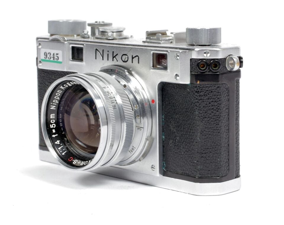 Nikon S 35mm Rangefinder camera with Nikkor S C 50mm lens
